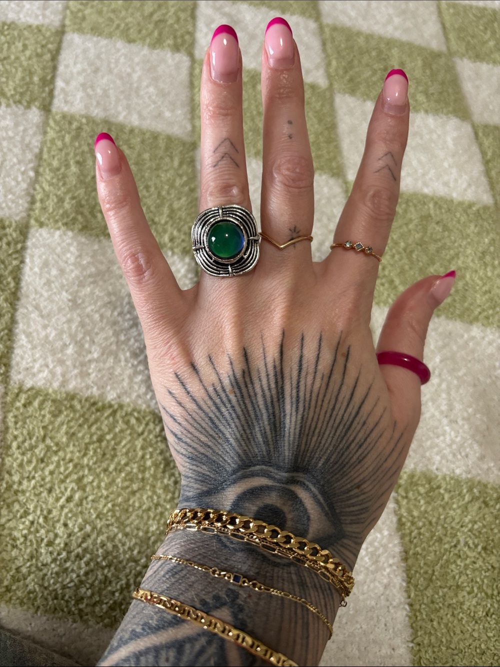 Adjustable mood ring🦋